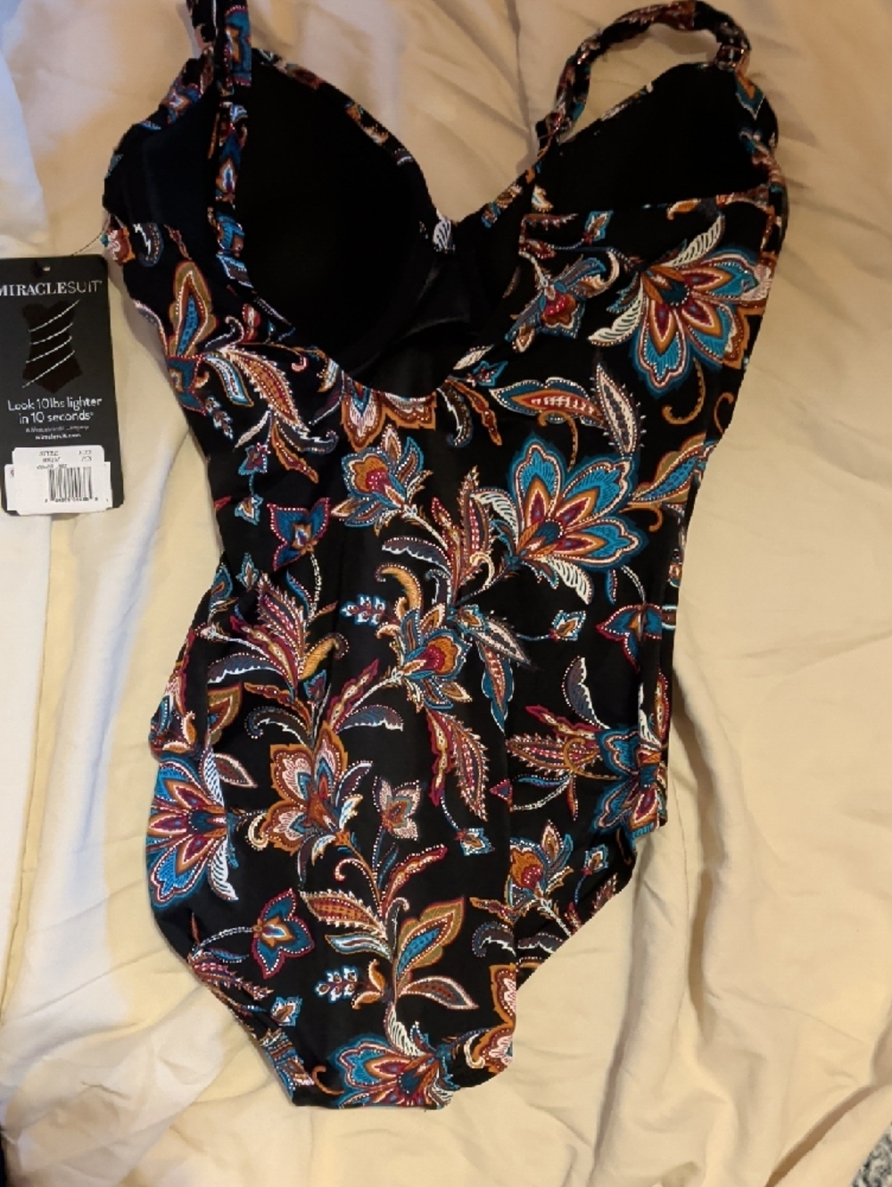 Miraclesuit Sz 14 One Piece Swimsuit - Picture 2 of 3